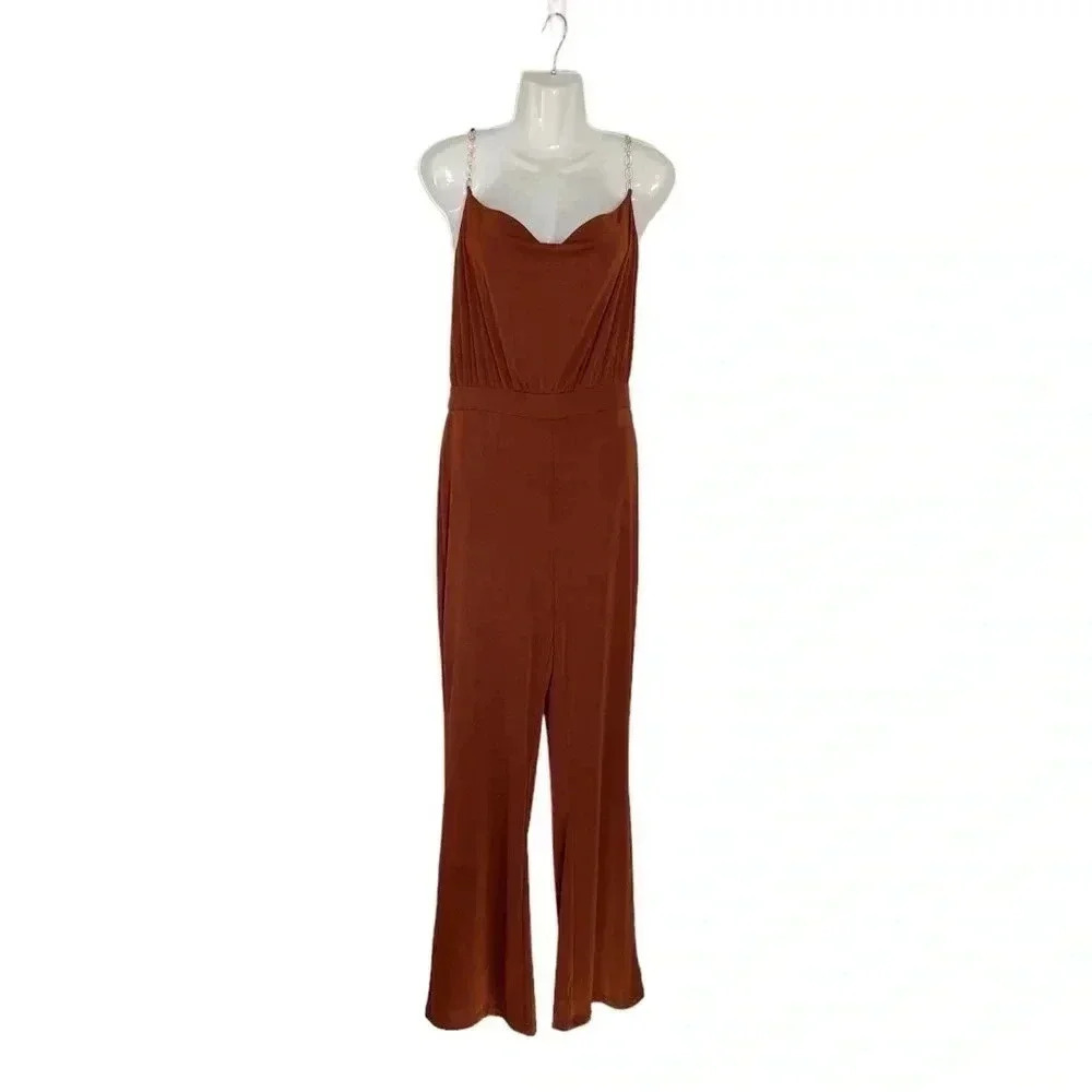 Jason Wu burnt orange jumpsuit sz XS
